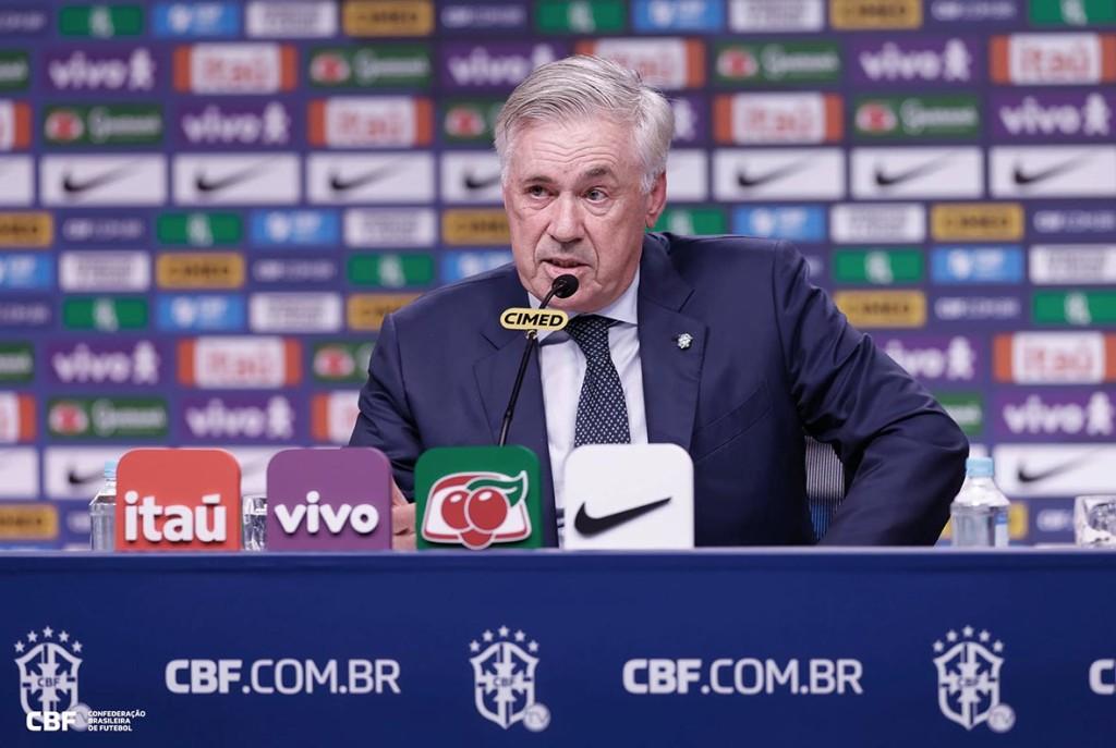 Ancelotti anuncia convocados para jogos contra Bolivia e Chile 