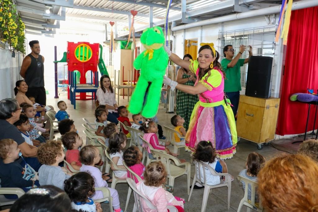 Orquestra Sinfônica de Goiânia leva Concerto Didático ao CMEI Residencial Vale dos Sonhos