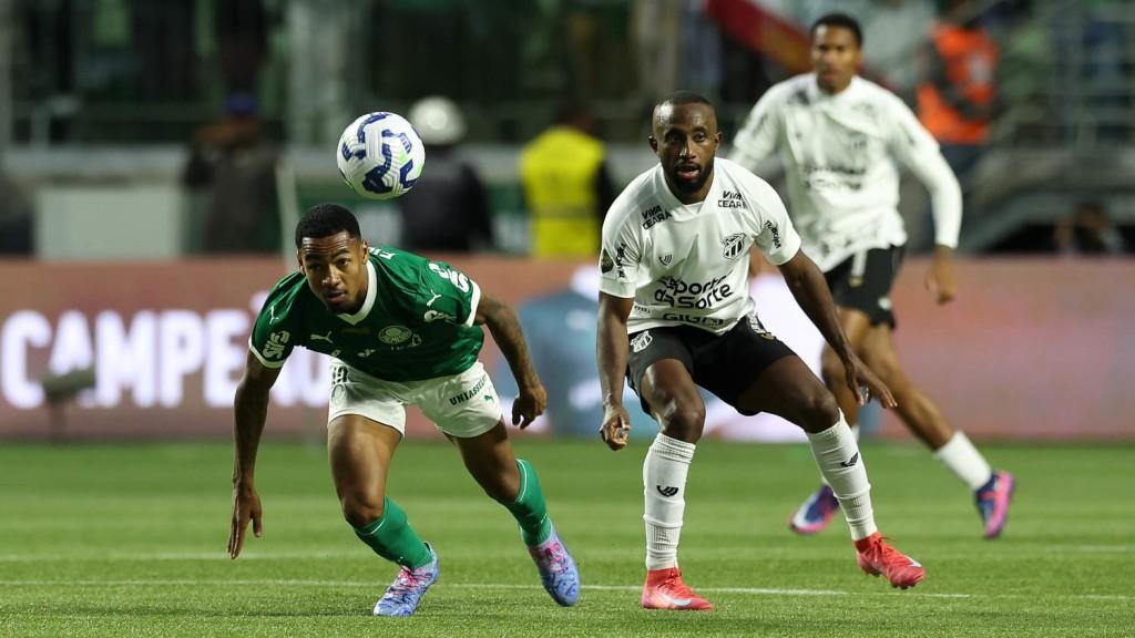 Palmeiras reage, vira contra o Ceará e afasta crise no Brasileirão
