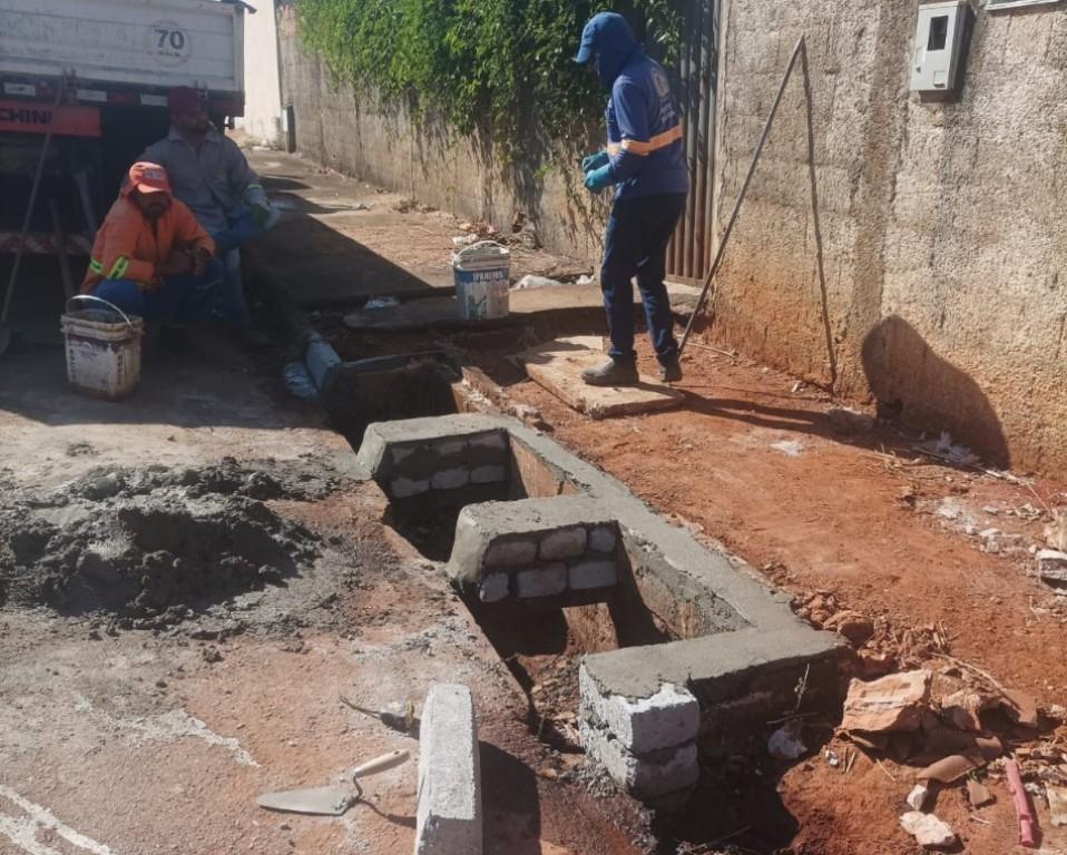 Prefeitura de Goiânia amplia drenagem urbana no Setor Condomínio Shangry-lá