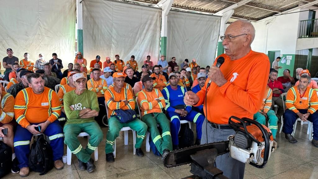 Comurg oferece curso de operação de motosserras e motopodas para 120 servidores