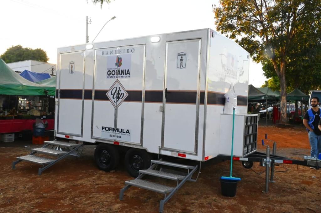 Novos banheiros levam conforto e dignidade a feiras de Goiânia: 
