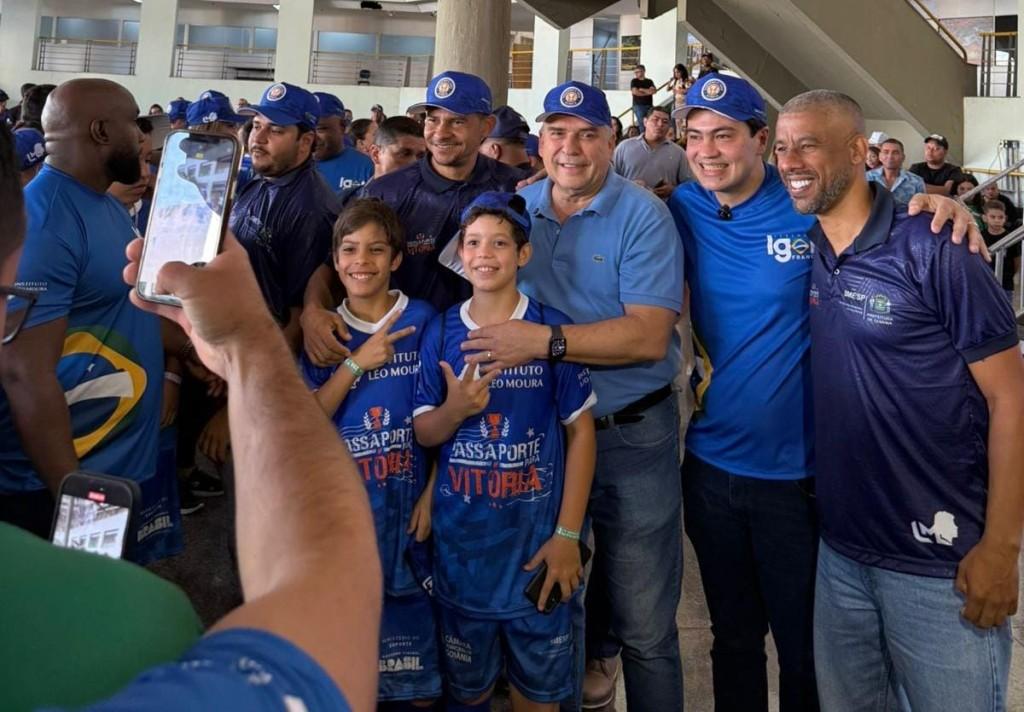 Prefeito Mabel destaca importância de investimento no esporte em aniversário de 3 anos do Projeto Passaporte para Vitória
