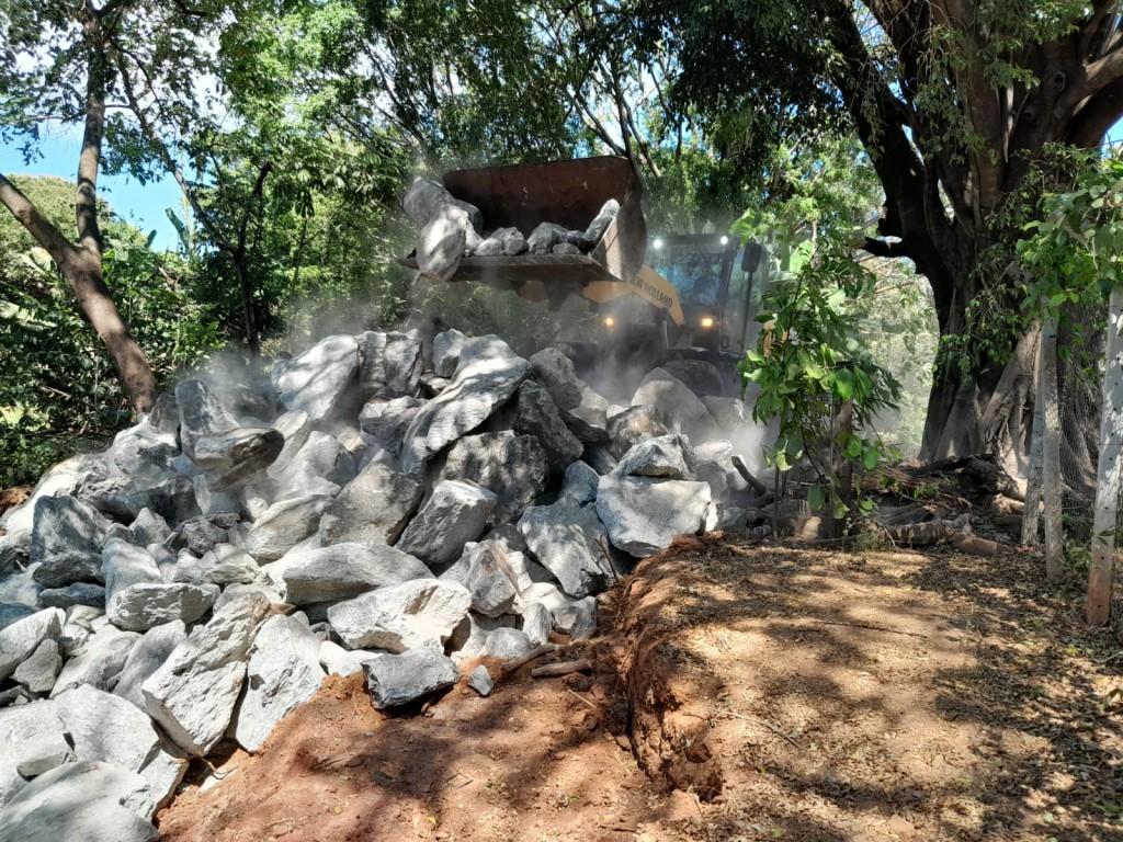Prefeitura de Goiânia inicia obras de recuperação de erosão no Parque Santa Rita