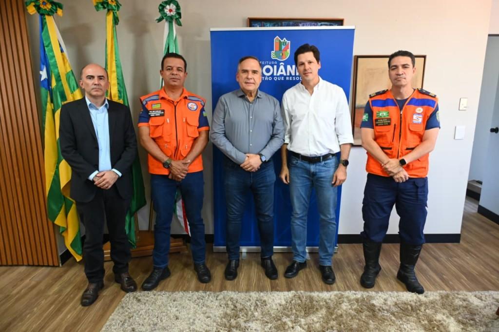 Sandro Mabel e Daniel Vilela acertam detalhes para aquisição de radar meteorológico
