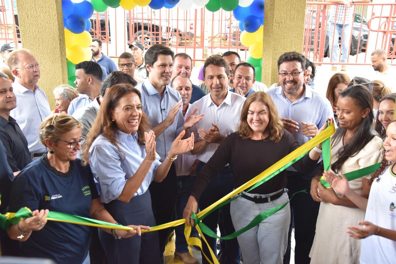 Daniel, Gracinha e Vilela inauguram nova estrutura do Colégio José Bonifácio