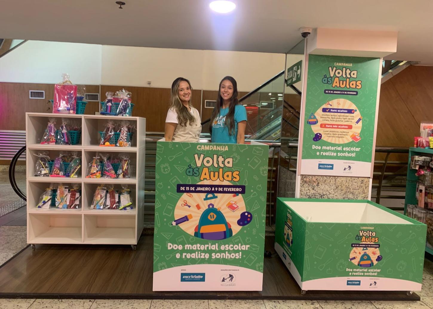 Goiânia Shopping mobiliza clientes para campanha Volta às Aulas Solidária 2026