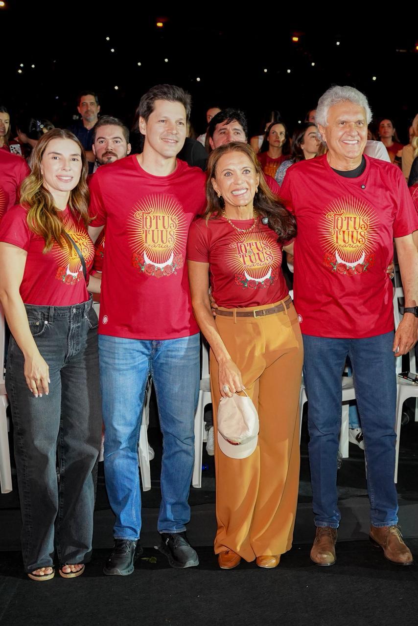 Iara, Daniel Vilela, Gracinha e Ronaldo Caiado