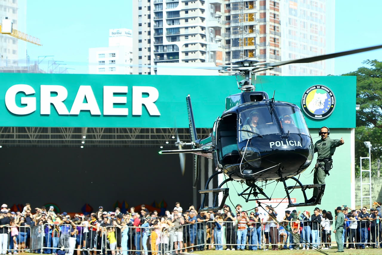 2º Portões Abertos do Graer celebra aquisição de novas aeronaves e aproxima população das forças de segurança
