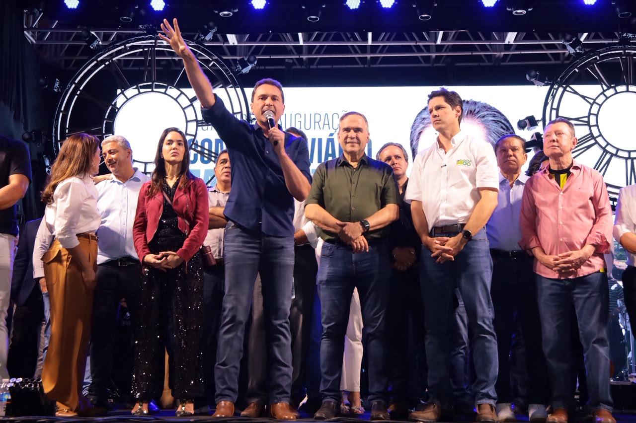 Vilela e Daniel eternizam legado de Maguito no novo complexo viário de Aparecida