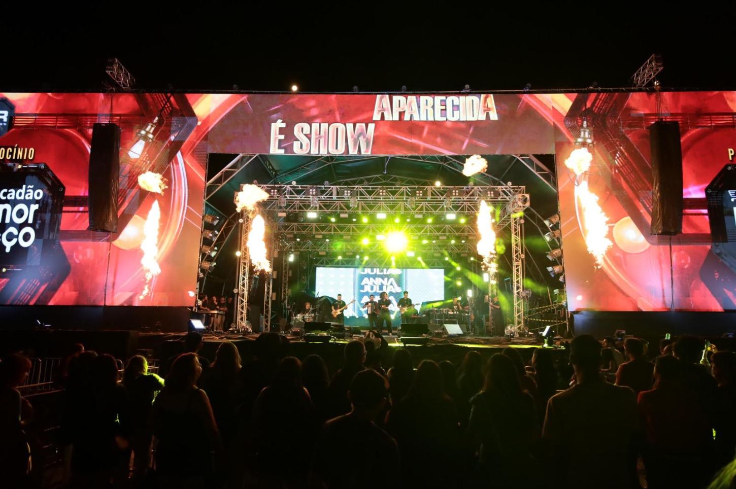 Aparecida é Show 2026 começa hoje, com grandes atrações nacionais