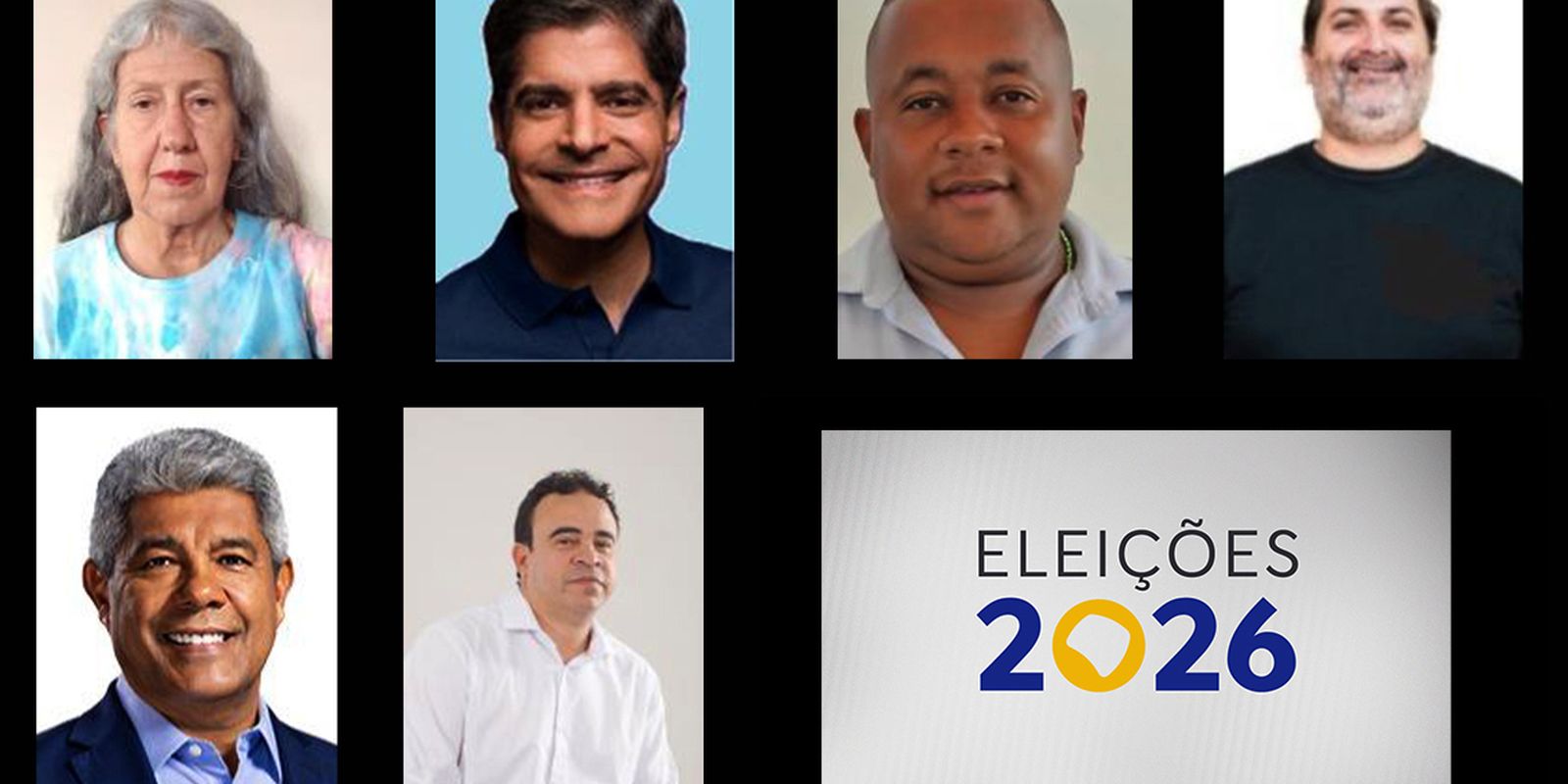 Conheça os seis candidatos a governador da Bahia nas eleições