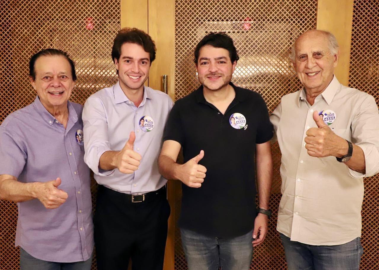 Felipe Cecílio recebe apoios de Jovair e Henrique Arantes e do vereador Léo José