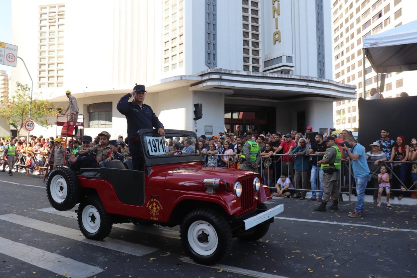 Goiânia celebra Independência do Brasil com desfile cívico-militar na Avenida Tocantins