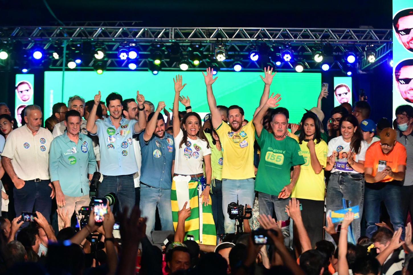 Lançamento da candidatura de Bruno Peixoto a deputado federal reúne mais de 10 mil pessoas em Goiânia