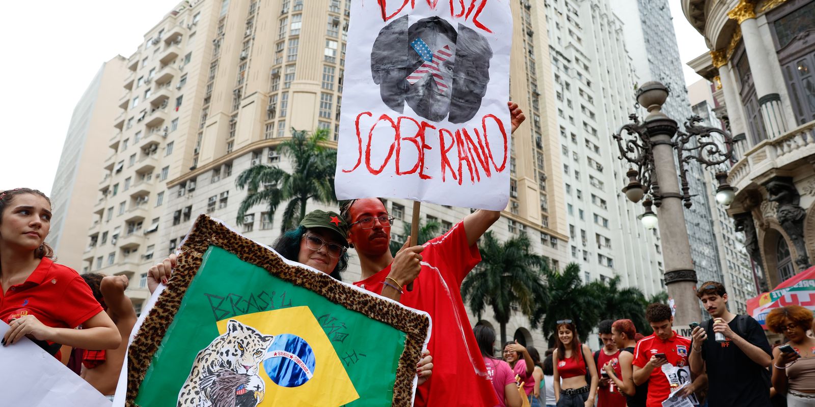 Estudantes fazem ato no Rio de Janeiro de olho nas eleições de 2026