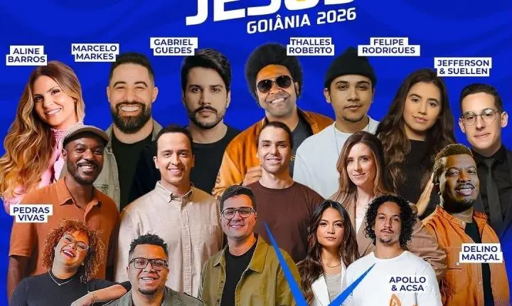 A Marcha para Jesus 2026 está chegando e promete ser a maior celebração de fé do Centro-Oeste