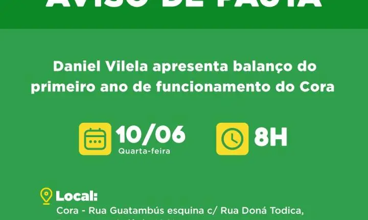 Agenda do governador para quarta-feira