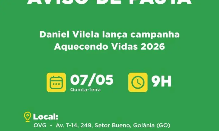 Agenda do governador para quinta-feira