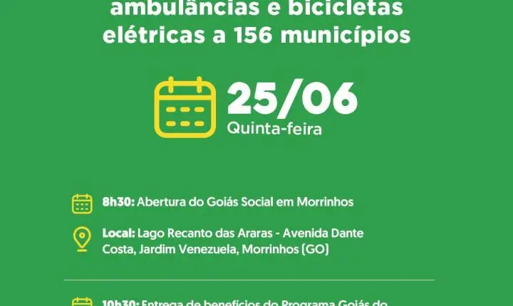 Agenda do governador para quinta-feira