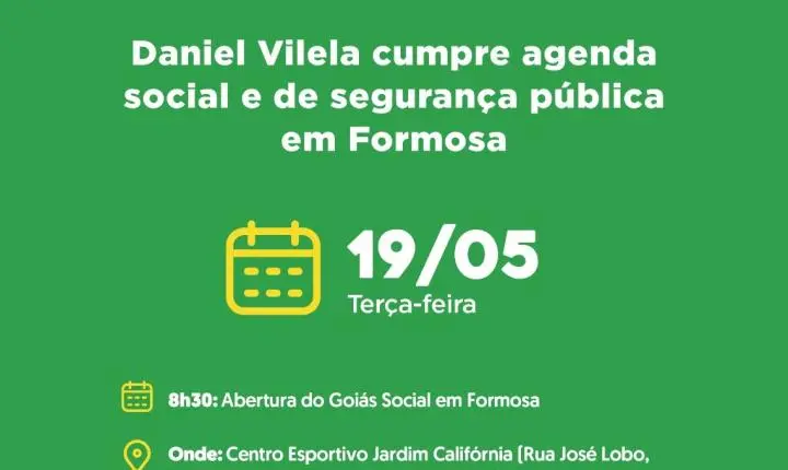 Agenda do governador para terça-feira