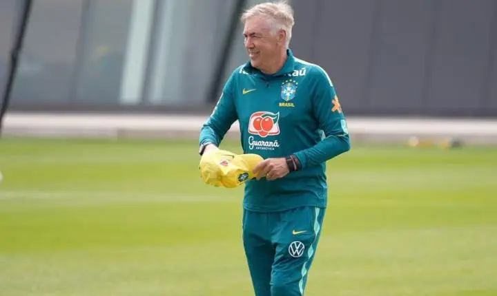 Ancelotti destaca bola parada e garante Brasil competitivo na Copa