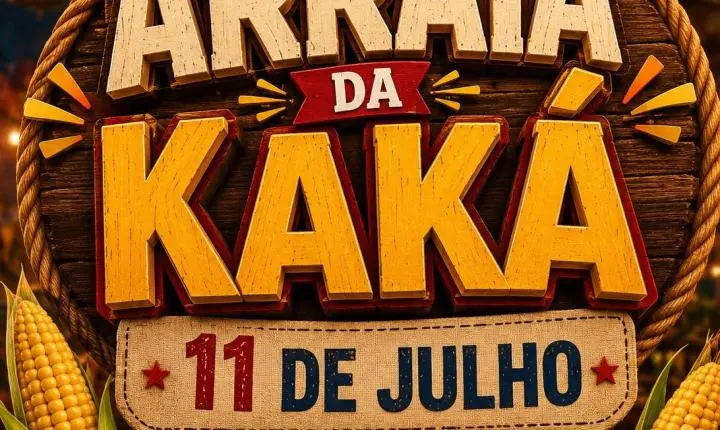 Arraiá da Kaká acontece neste sábado com música, comidas típicas e diversão para toda a família na Vila Alvorada