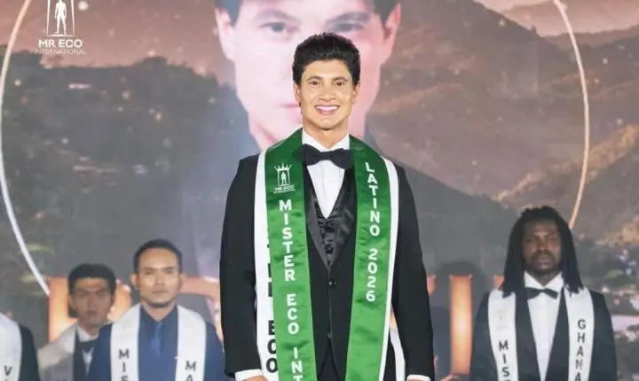 De Itaberaí para o mundo: médico goiano conquista título internacional de beleza nas Filipinas