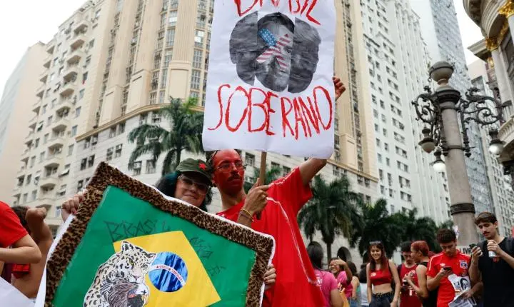 Estudantes fazem ato no Rio de Janeiro de olho nas eleições de 2026