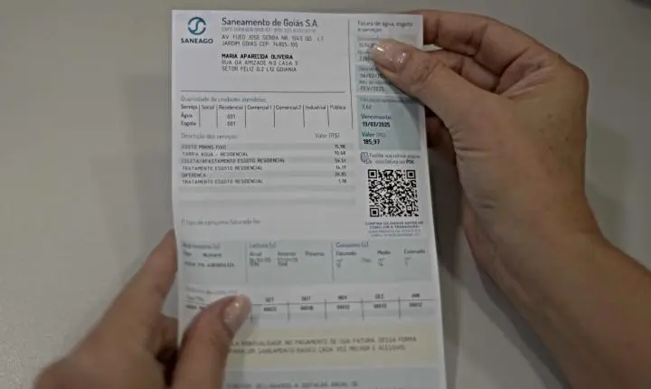 Fatura da Saneago: veja facilidades para pagamento