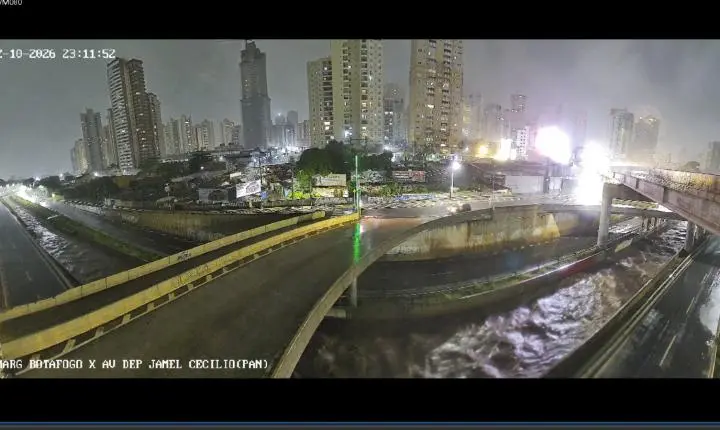 Goiânia amanhece sem grandes intercorrências após fortes chuvas