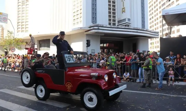 Goiânia celebra Independência do Brasil com desfile cívico-militar na Avenida Tocantins