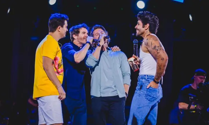 Hugo e Guilherme, com 'No Pelo 360', reúnem mais de 30 mil pessoas e transforma o Serra Dourada em espetáculo histórico em Goiânia