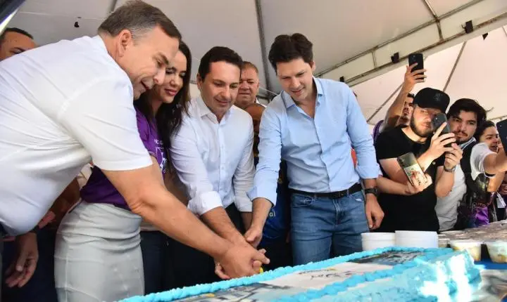 Prefeitura de Aparecida celebra 104 anos com desfile cívico, bolo e avanços históricos no primeiro ano da Gestão Vilela