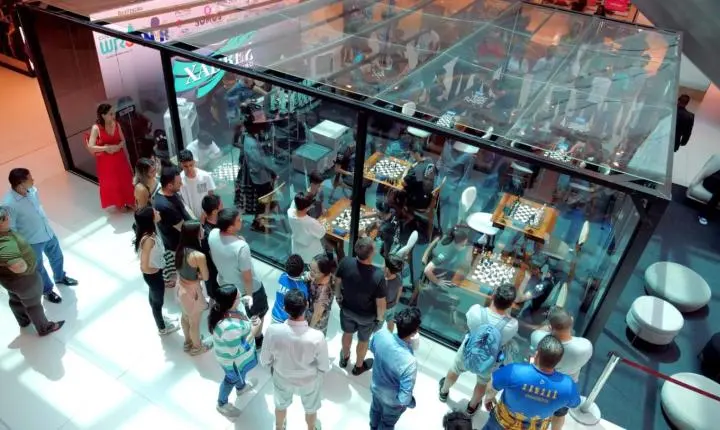 Xadrez no Cubo reúne grandes mestres internacionais e jovens talentos no Goiânia Shopping